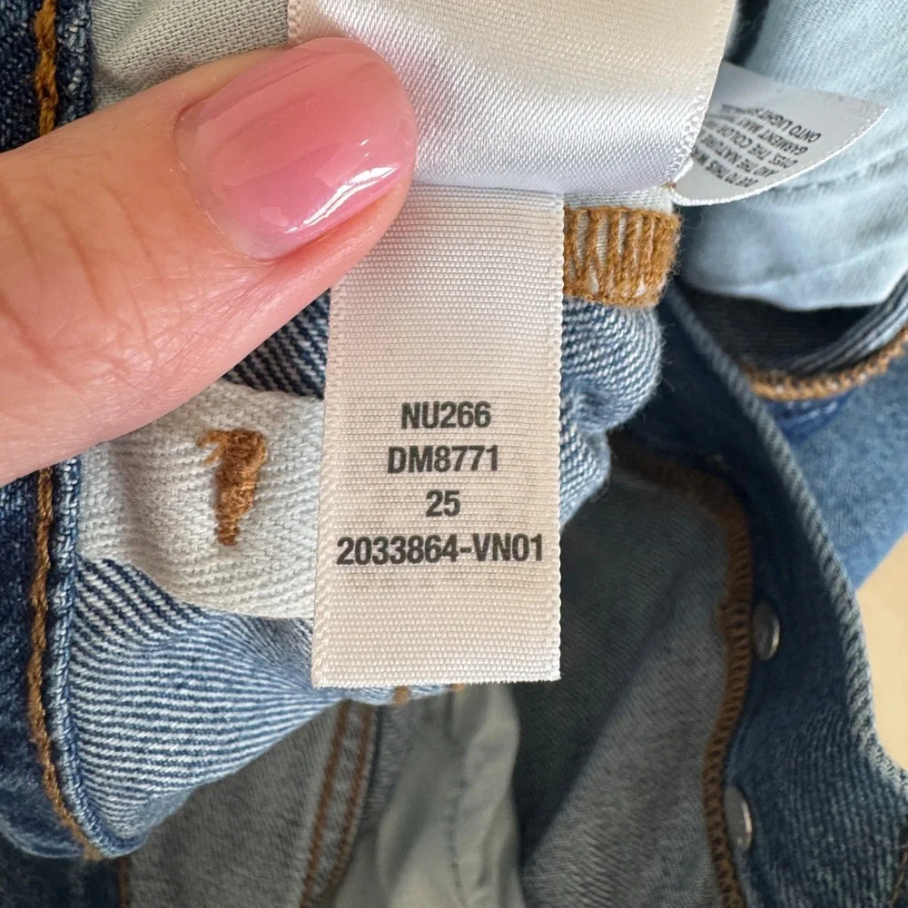 Madewell Women’s The Dean Easy Straight Jean, Monessen Wash, SIZE: 25 - Picture 9 of 16